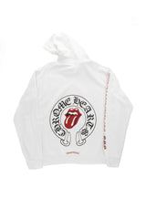 Chrome Hearts Rolling Stones White Hoodie