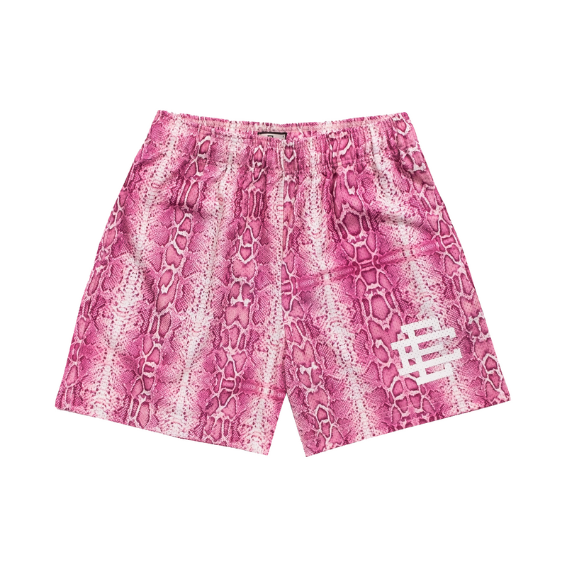 Eric Emanuel Snakeskin Pink Shorts