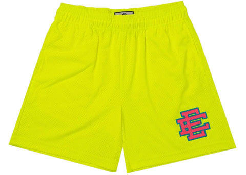 Eric Emanuel Safety Yellow Shorts