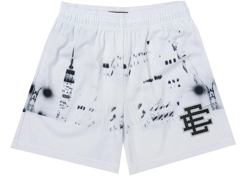 Eric Emanuel Skyline White Shorts