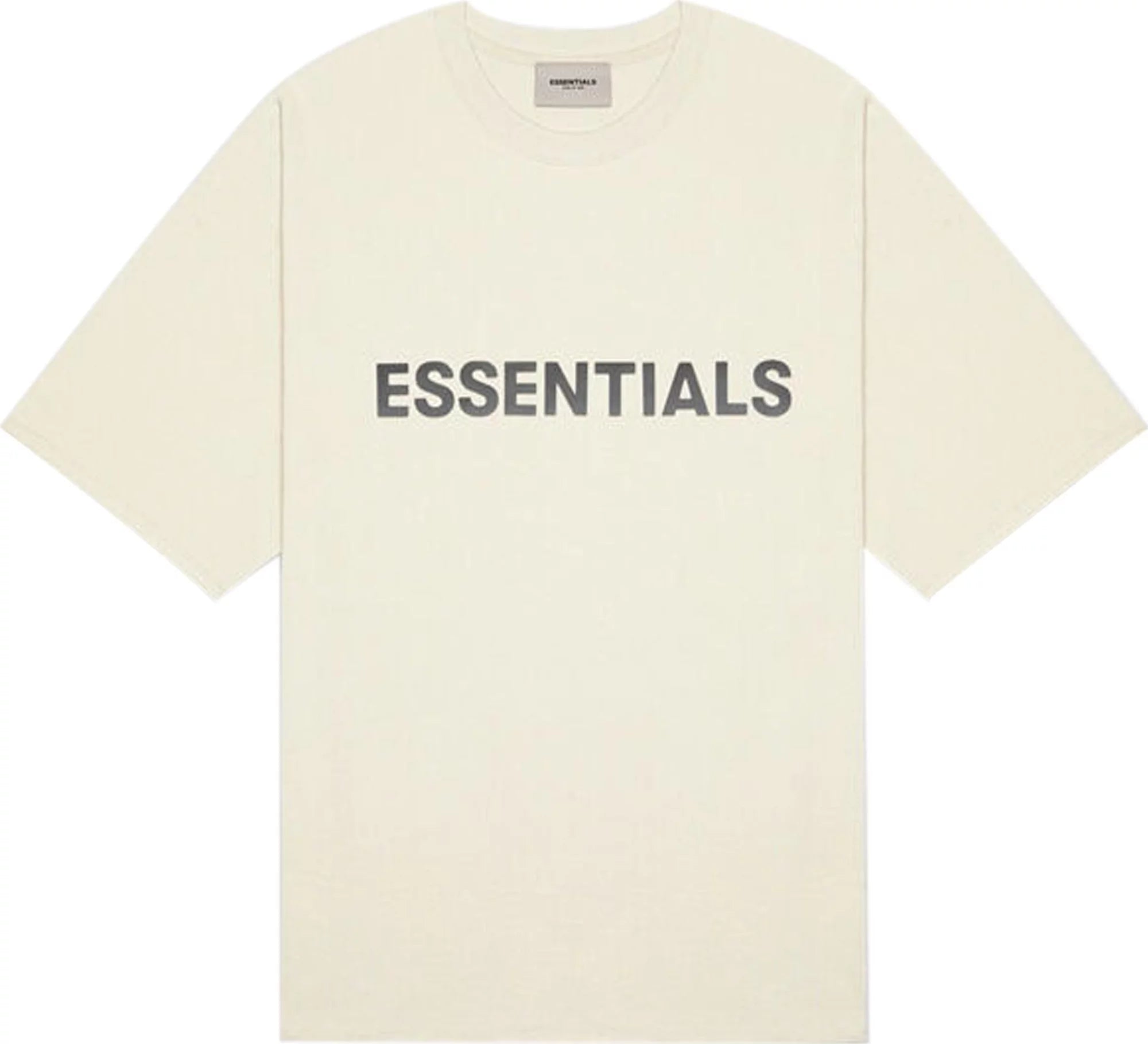 Essentials Front Logo Cream Tee – Courtside Kicks