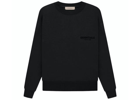 Essentials SS22 Black Crewneck