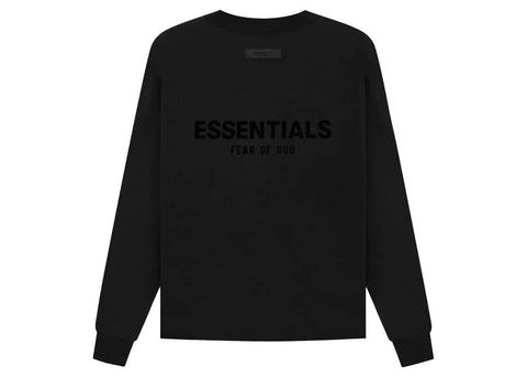 Essentials SS22 Black Crewneck