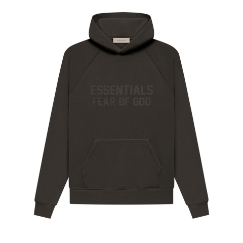 Essentials SS23 Off Black Hoodie