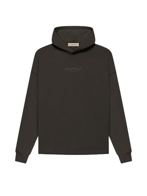 Essentials FW22 Off Black Relaxed Hoodie