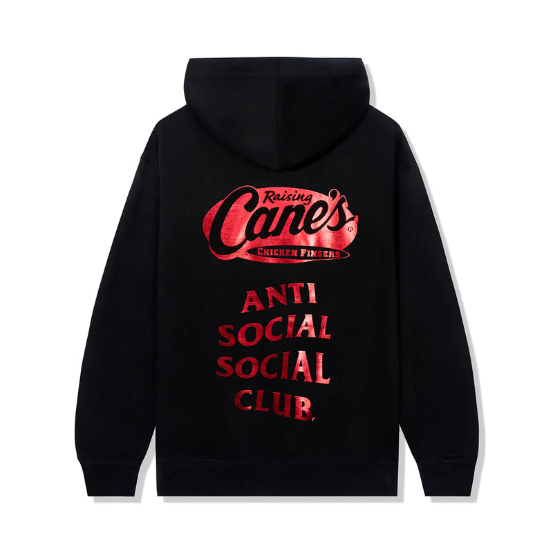 ASSC x Raising Canes Shimmer Stack Black Hoodie