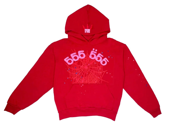 Sp5der 555 Red Hoodie