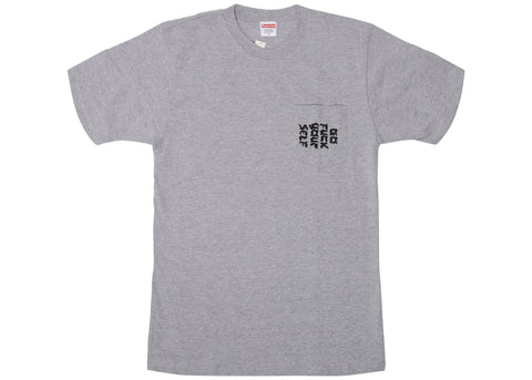 Supreme Go F*ck Yourself Grey Pocket Tee