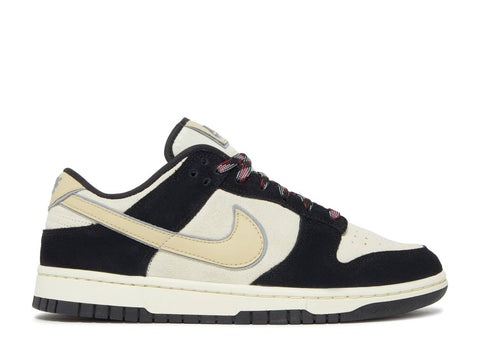 Black Suede Team Gold Dunk Low