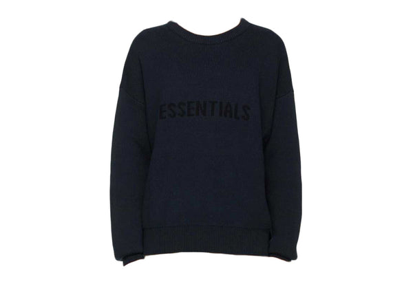 Essentials Dark Navy Knit Sweater