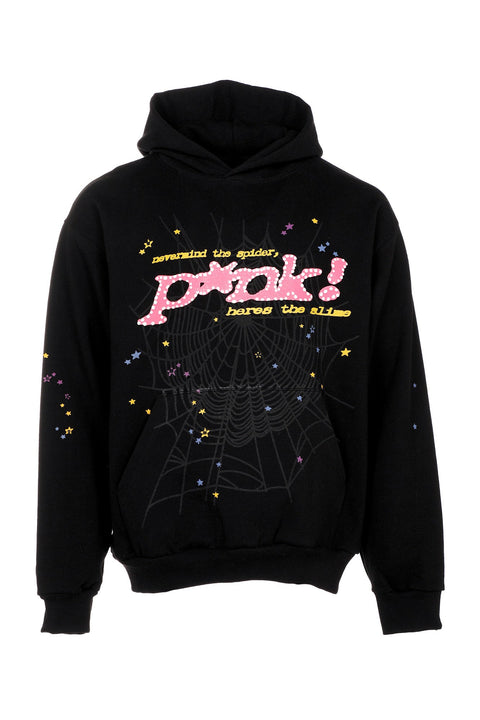 Sp5der P*nk Black Hoodie