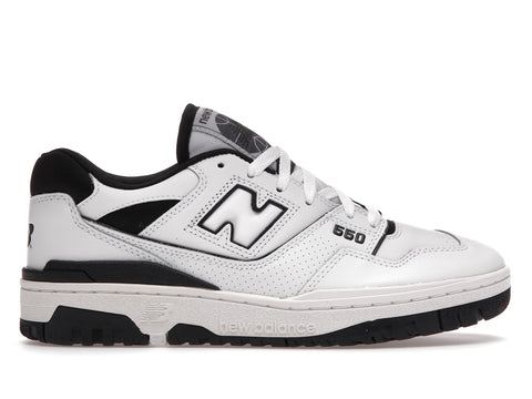 White Black New Balance 550