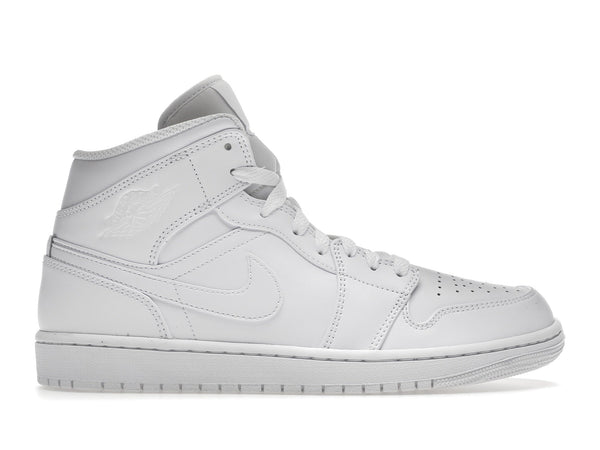 Triple White Jordan 1 Mid