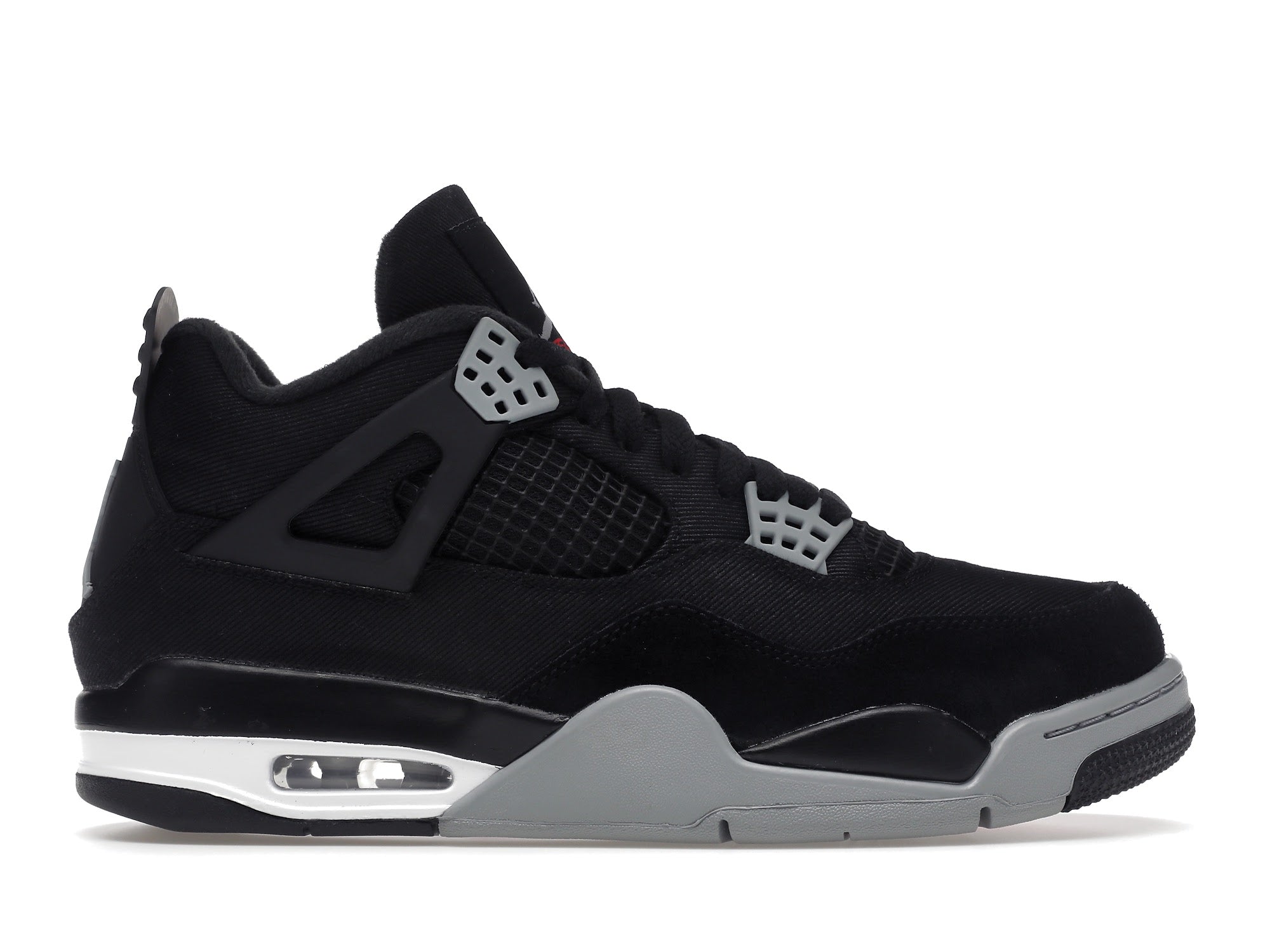 Black Canvas Jordan 4 – Courtside Kicks