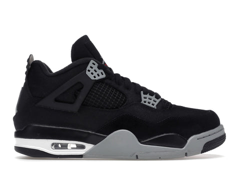 Black Canvas Jordan 4