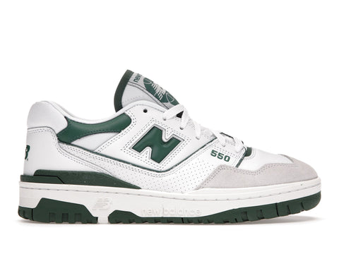 White Green New Balance 550